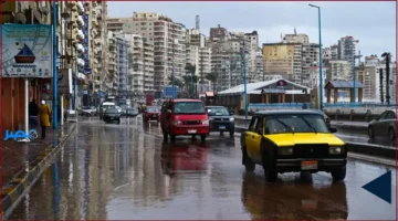 أمطار غزيرة تضرب الإسكندرية مع إعلان حالة الطوارئ في نوة المكنسة